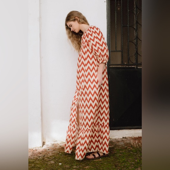 Sofia Dress Zigzag - Picture 3 of 4